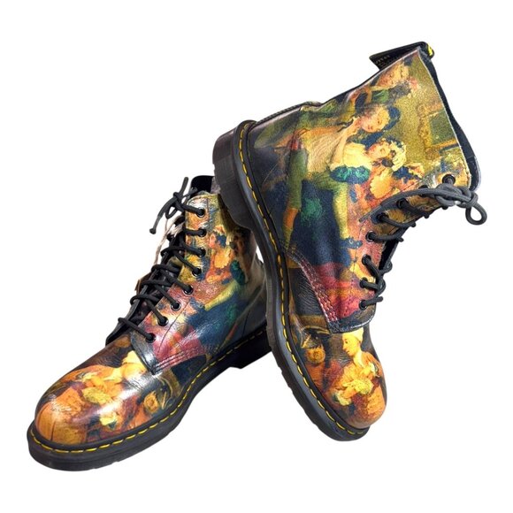 Rare Dr Doc Martens X Soane Museum Hogarth A Rake's Progress 1460 Pascal 12 READ - Picture 2 of 16
